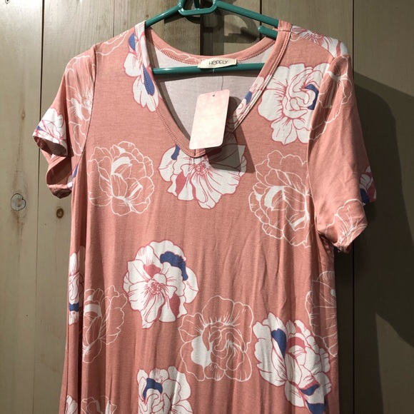 MUST GO!! NWT BRAND NEW Peach Floral Maxi Dress - MEDIUM - Picture 5 of 7